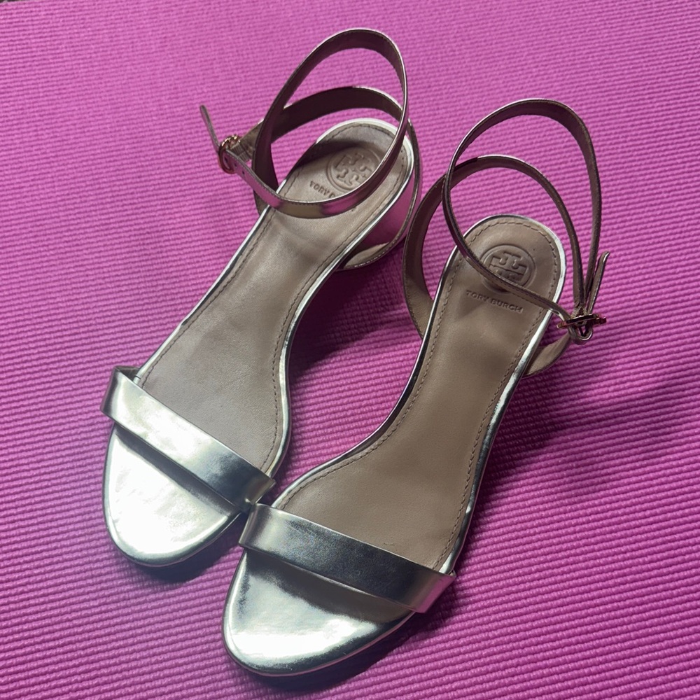Tory Burch Metallic Gold Sandals